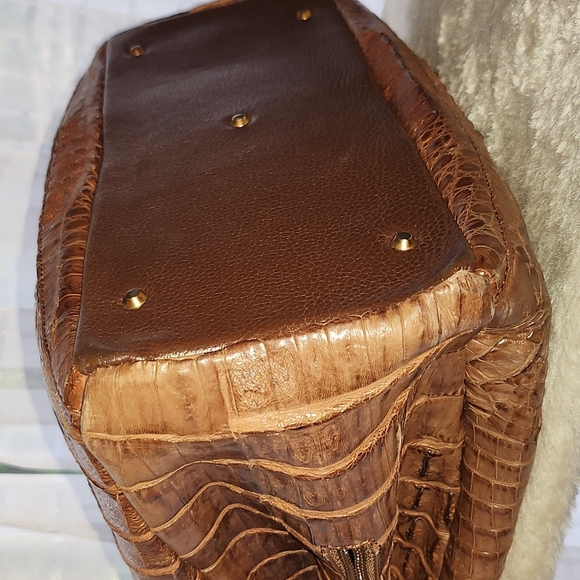 JRA EXOTIC Real Crocodile skin bag Authentic - Picture 4 of 16